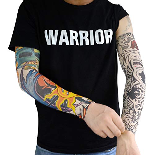 Atipriya Boys Multi color Printed Ultra thin Tattoo Sleeves (Free Size) (Pack of 3) - Image 3