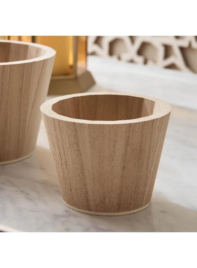 Home Box Paulownia 2 - Pieces Wooden Barrel Set