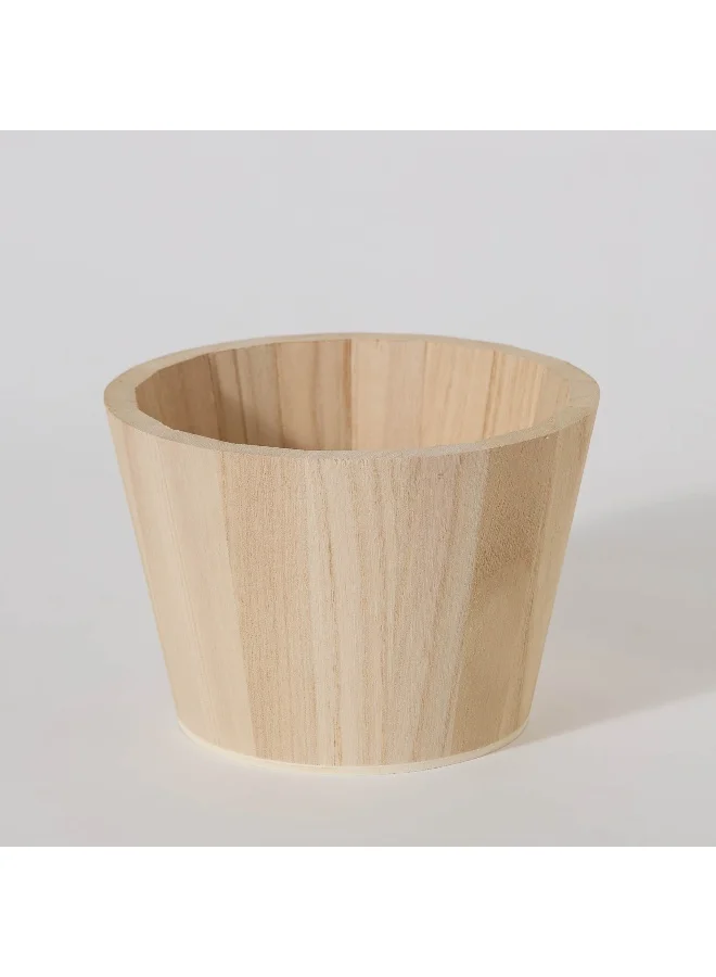Home Box Paulownia 2 - Pieces Wooden Barrel Set