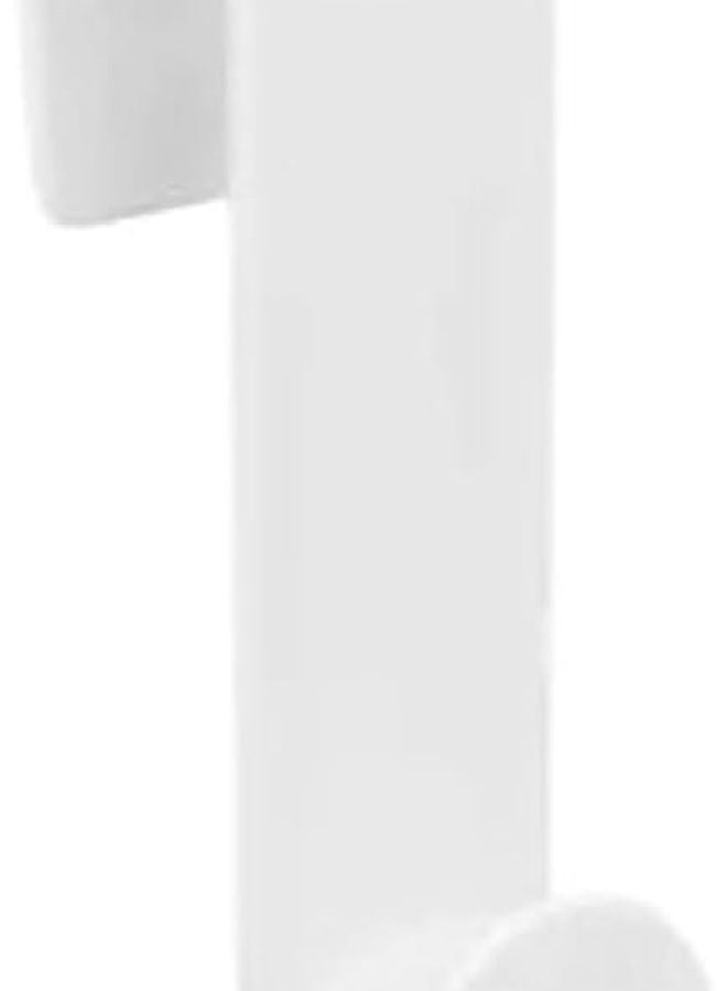 الخطافات البيضاء فوق الباب 24 قطعة لتعليق الملابس في المنزل المطبخ غرفة النوم - Image 2