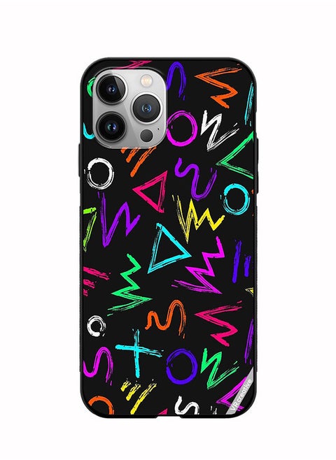 Protective Case Cover For Apple iPhone 12 Pro Multicolor Design
