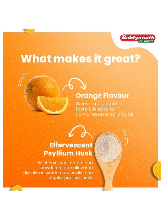 Baidyanath Isabgol Orange Lax | Isabgol Husk | Psyllium Husk | 110 Grams - Image 2