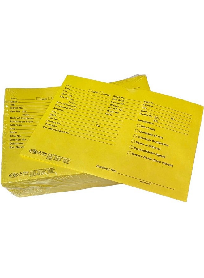 أ بلاس سترات تاجر سيارات Dsa546 أصفر 5110 الكمية 100 - Image 2