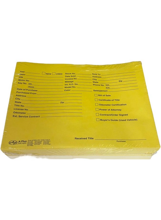 أ بلاس سترات تاجر سيارات Dsa546 أصفر 5110 الكمية 100 - Image 4