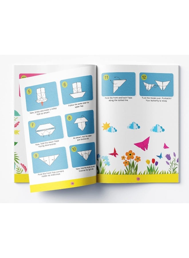null - Origami - Step-by-Step Introduction To The Art of Paper-Folding - Activity Book For Children - Level 2: Intermediate - Image 1