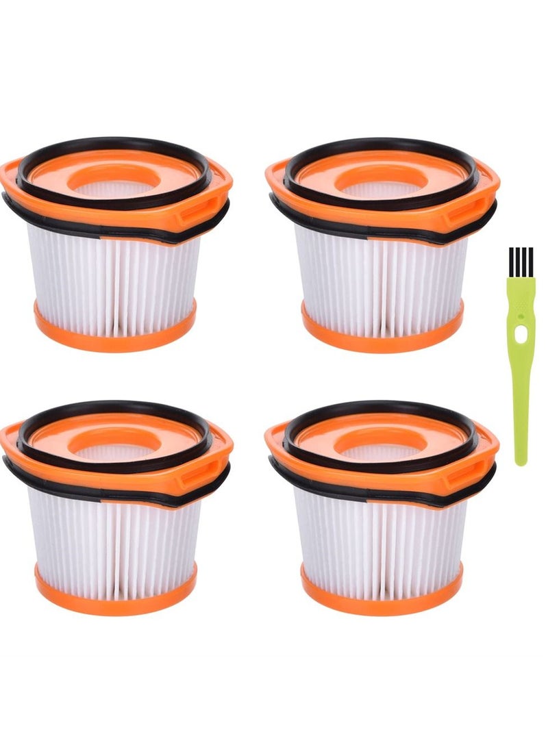 Y&D 4 Pack Replacement Vacuum Filter for Shark Wandvac System WS620 WS630 WS632 WS632BLBRN WS632GDBRN WS632GNBRN WS632PKBRN WS632RGBRN (Replace to Part- XFFWV360) - Image 1