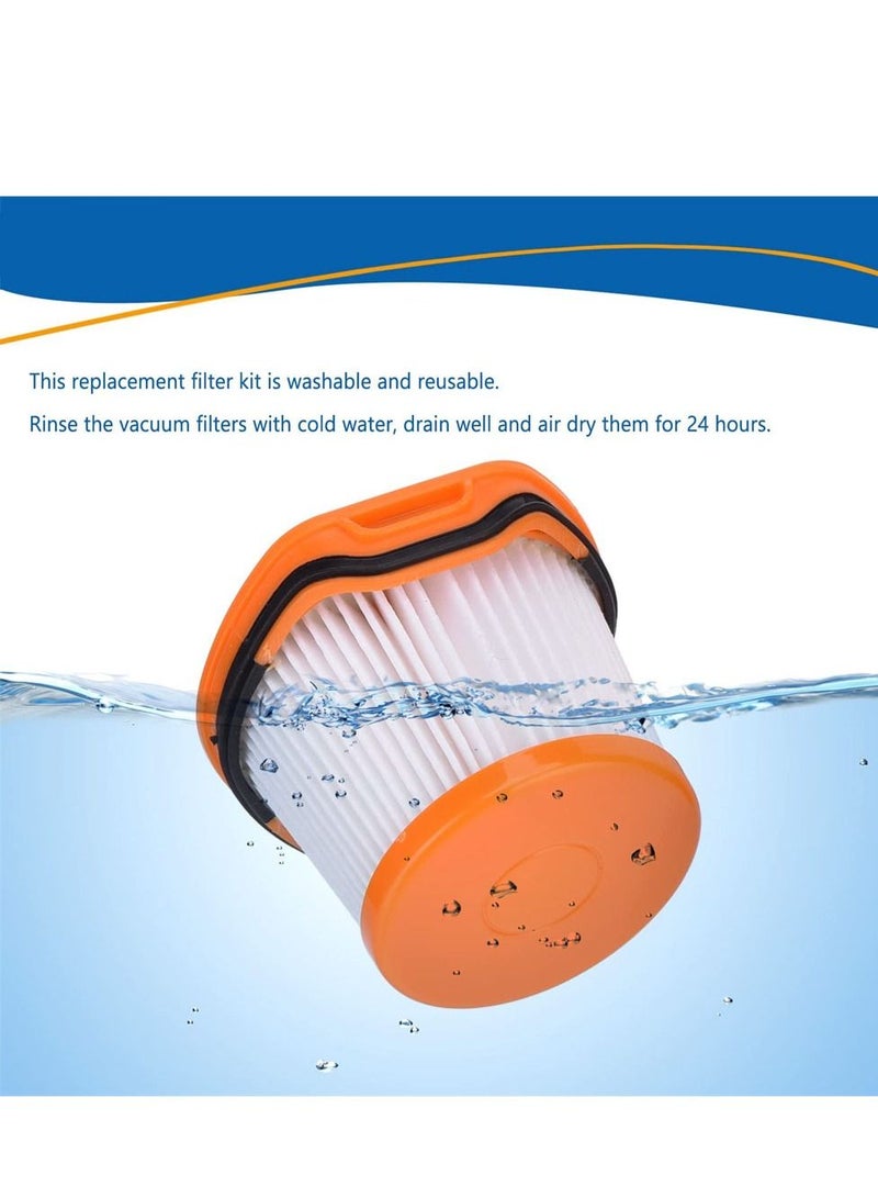 Y&D 4 Pack Replacement Vacuum Filter for Shark Wandvac System WS620 WS630 WS632 WS632BLBRN WS632GDBRN WS632GNBRN WS632PKBRN WS632RGBRN (Replace to Part- XFFWV360) - Image 4