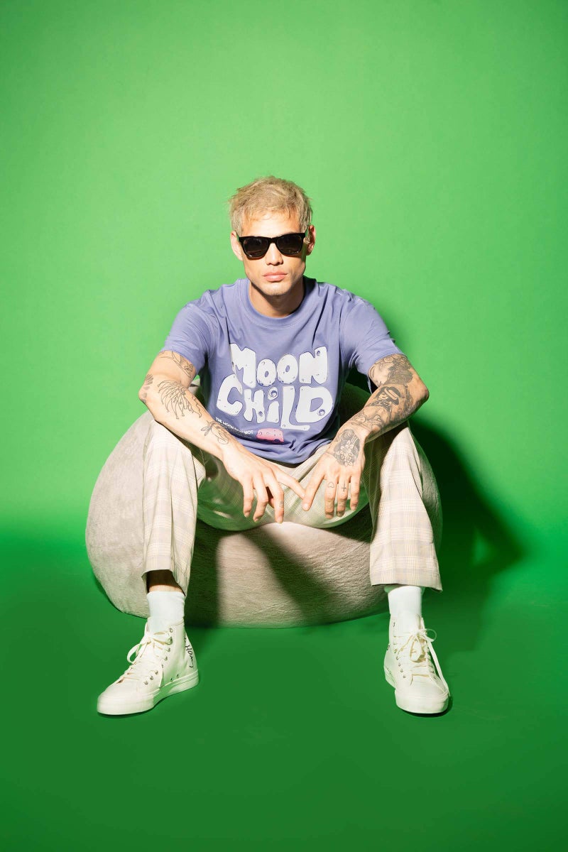 Bonkers Corner Moon Child Oversized T-Shirt - Image 5