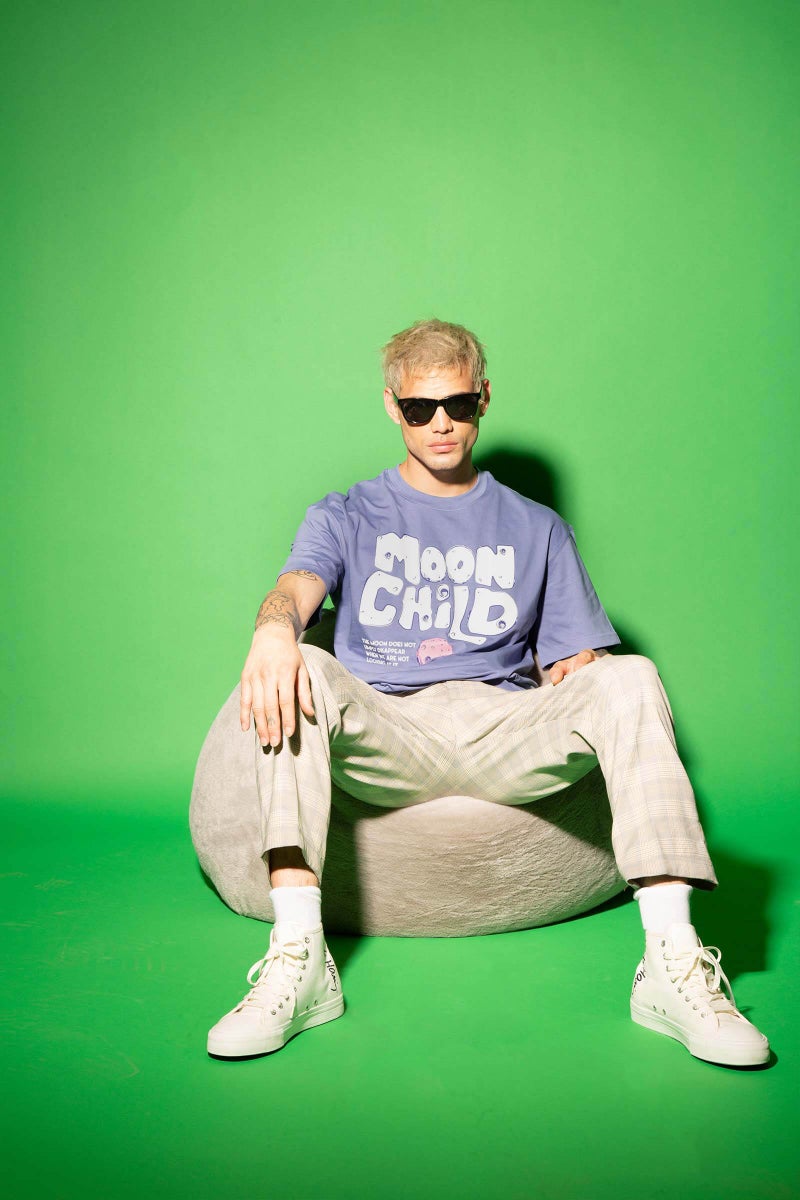 Bonkers Corner Moon Child Oversized T-Shirt - Image 2