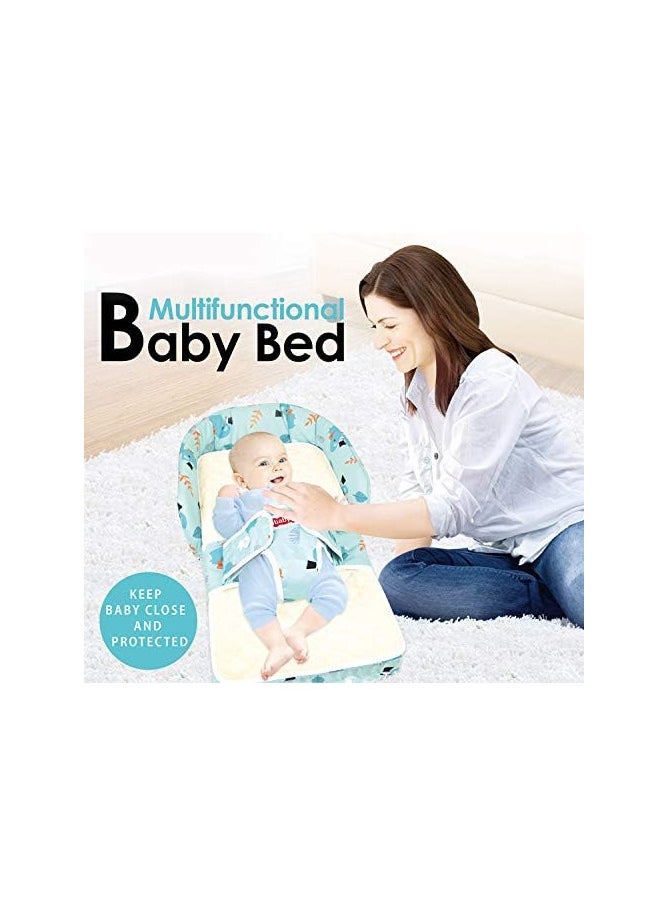 Generic Multifunctional Portable Baby Soft Crib & Foldable Baby Feeding Seat Dining Chair  - Image 3