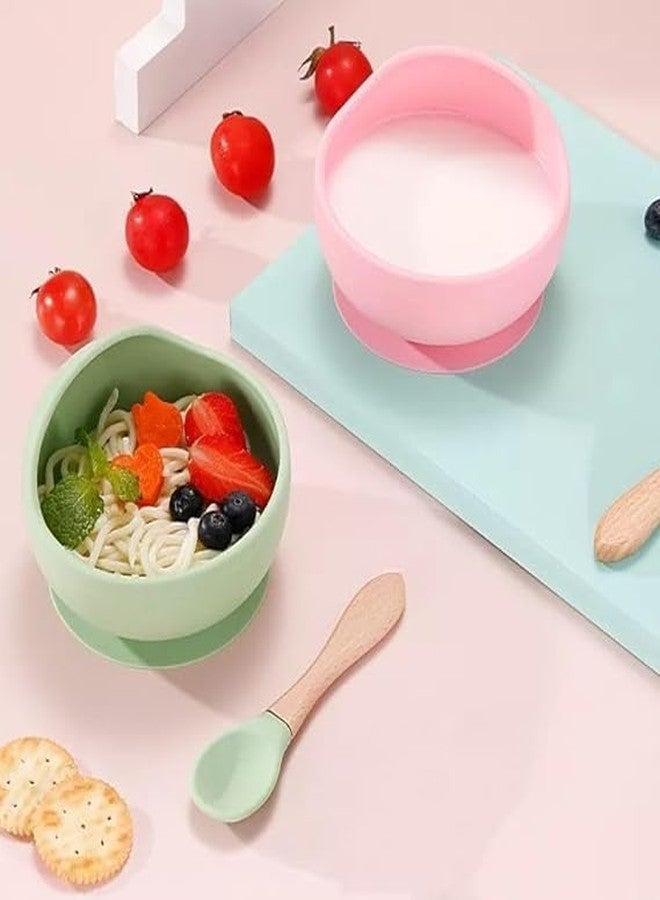 NAIDEV Baby Feeding Bowl - Silicone Baby Bowl with Non-Slip Grip-Locked Base - BPA-Free, Non-Slip, Eco-Friendly and Non-Toxic Baby Feeding Bowl for Toddlers and Infants (Sky Blue) - Image 5