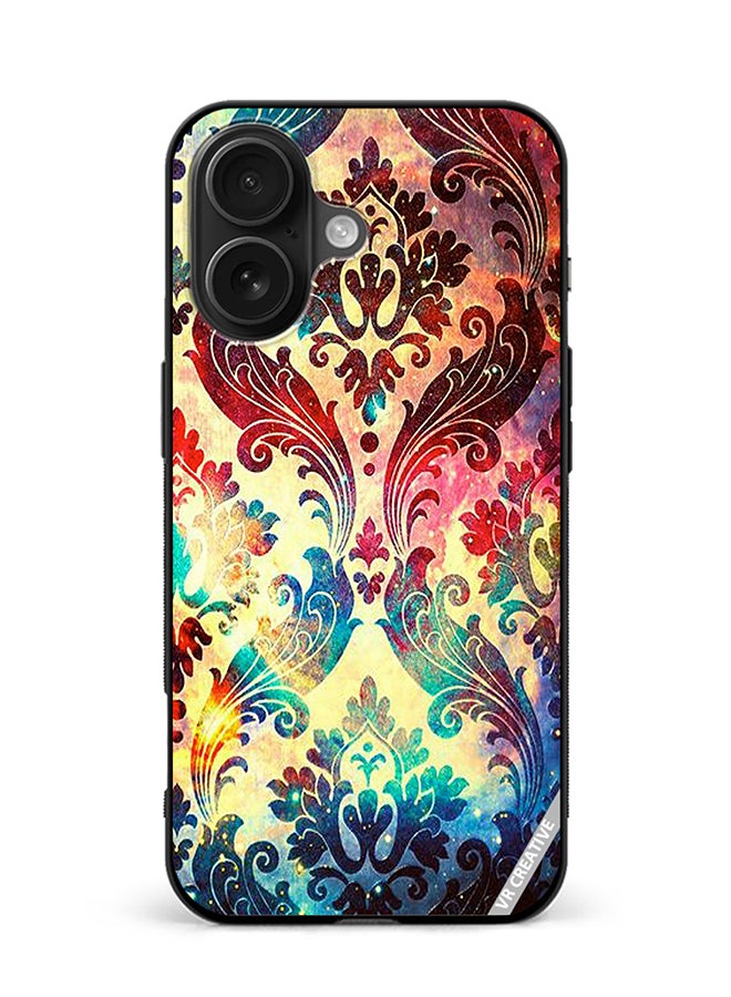 Protective Case Cover For Apple iPhone 16 Plus Floral Design Multicolour