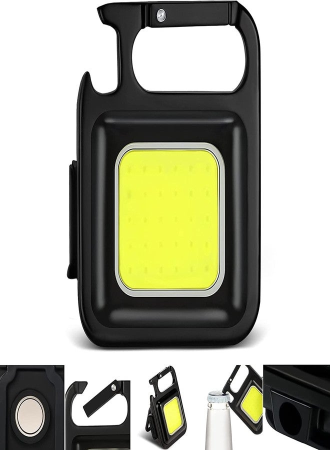 HELLARO مصباح هيلارو اليدوي، 4 أوضاع إضاءة، مصباح يدوي تكتيكي LED قابل لإعادة الشحن بقوة 800 لومن، مصباح صغير للجيب مع حامل قابل للطي وفتاحة زجاجات وقاعدة مغناطيسية للصيد - Image 1