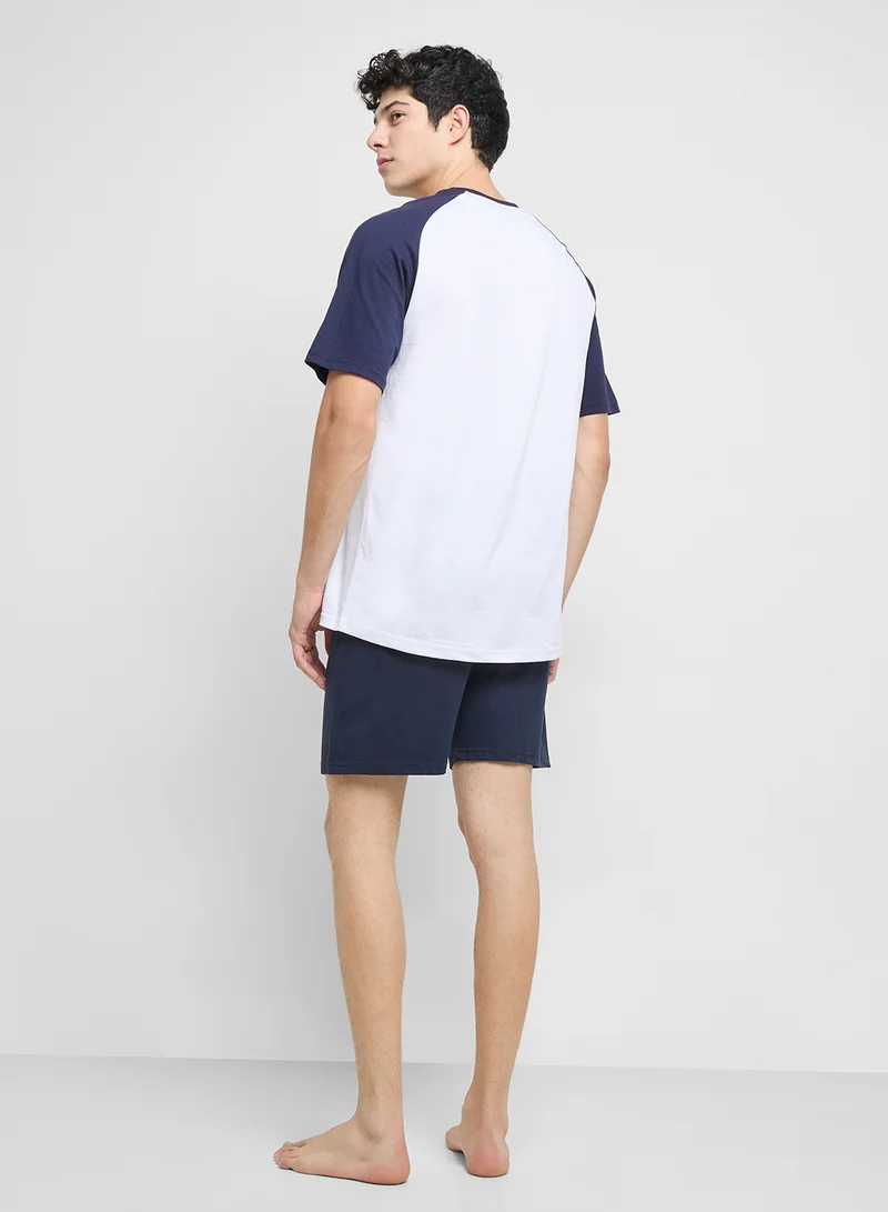 Seventy Five Nightwear T-Shirt & Shorts Set