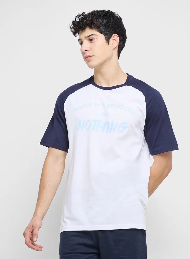 Seventy Five Nightwear T-Shirt & Shorts Set