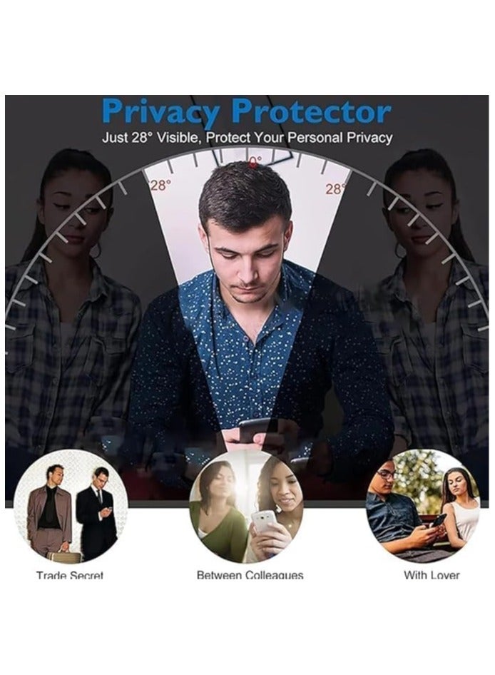 Compatible for Privacy Screen Protector for Samsung Galaxy Note 10 Plus UV Glass Fingerprint Reader Support 3D Curved Anti-Spy Tempered Glass Screen Protector - Image 3