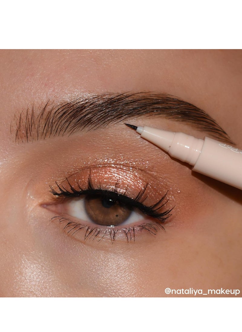 ColourPop ColourPop Feather Effect Brow Pen - Eyebrow Pen with a Micro-Fine Tip & All Day Wear - Smudge-Free, Water-Resistant Formula for Fuller, Natural-Looking Brows - Light Brown (0.03 oz)  - Image 2