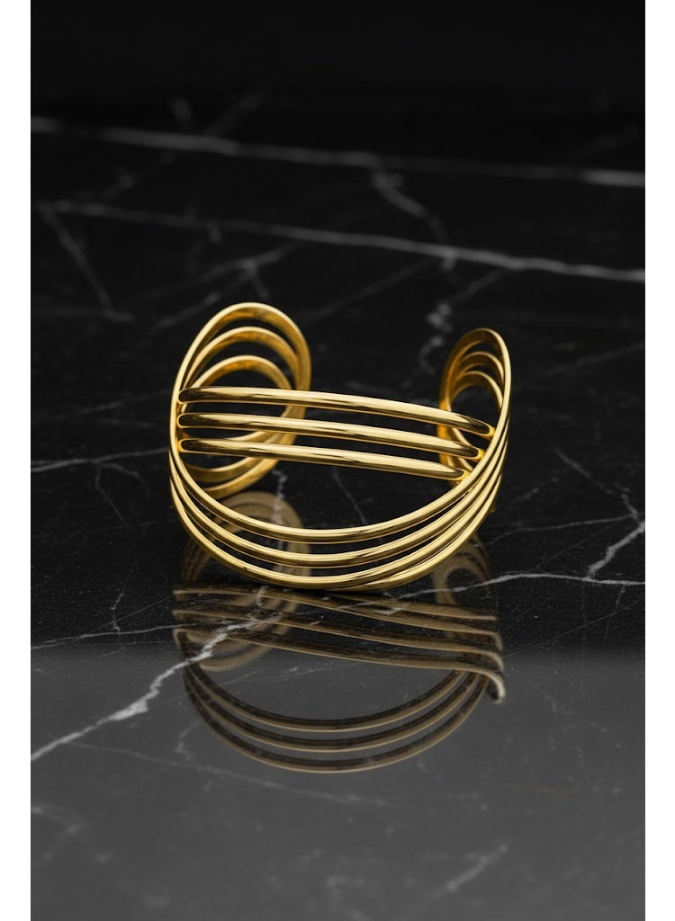 FLUFFY Elegant Multi-Strand Gold Bracelet - Image 2