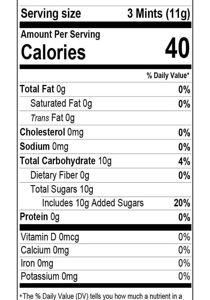 Naturejam 60th Birthday Themed Peppermints - Image 2