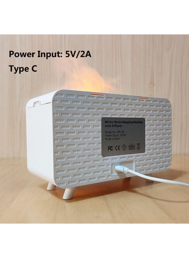 AromaCalm 2-in-1 Smart Device – White Noise Sleeping Machine with Diffuser, 8 Mixable Nature Sounds, Smart Timer (120 Mins), and Ambient Lighting. - Image 3