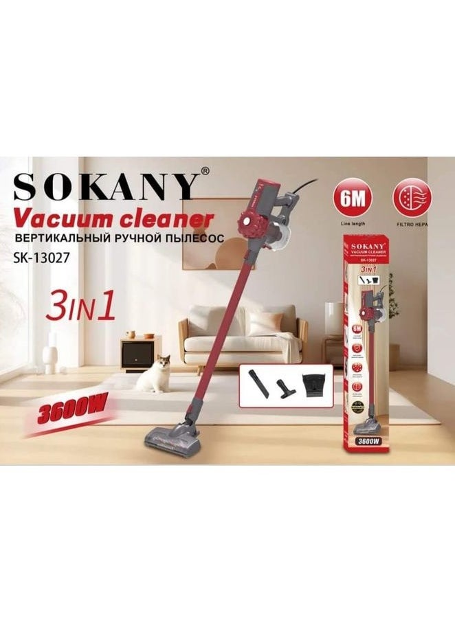 sokany Sokany 3-in-1 Upright Vacuum Cleaner 3600W SK-13027  - Image 4