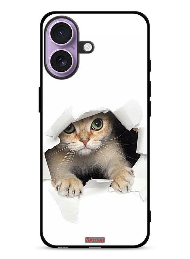 Tolwak Apple iPhone 17 Protective Case Cover Cat Appearing - Image 1