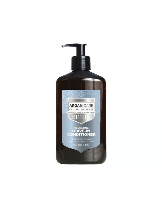 Arganicare Biotin Hydrating Leave-in Conditioner 400ml - Image 1