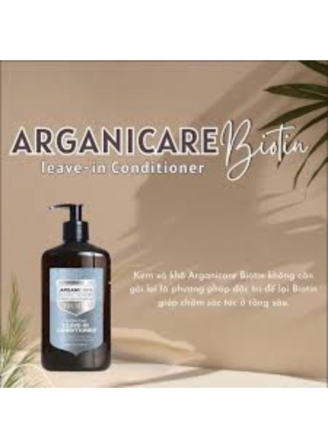 Arganicare Biotin Hydrating Leave-in Conditioner 400ml - Image 3