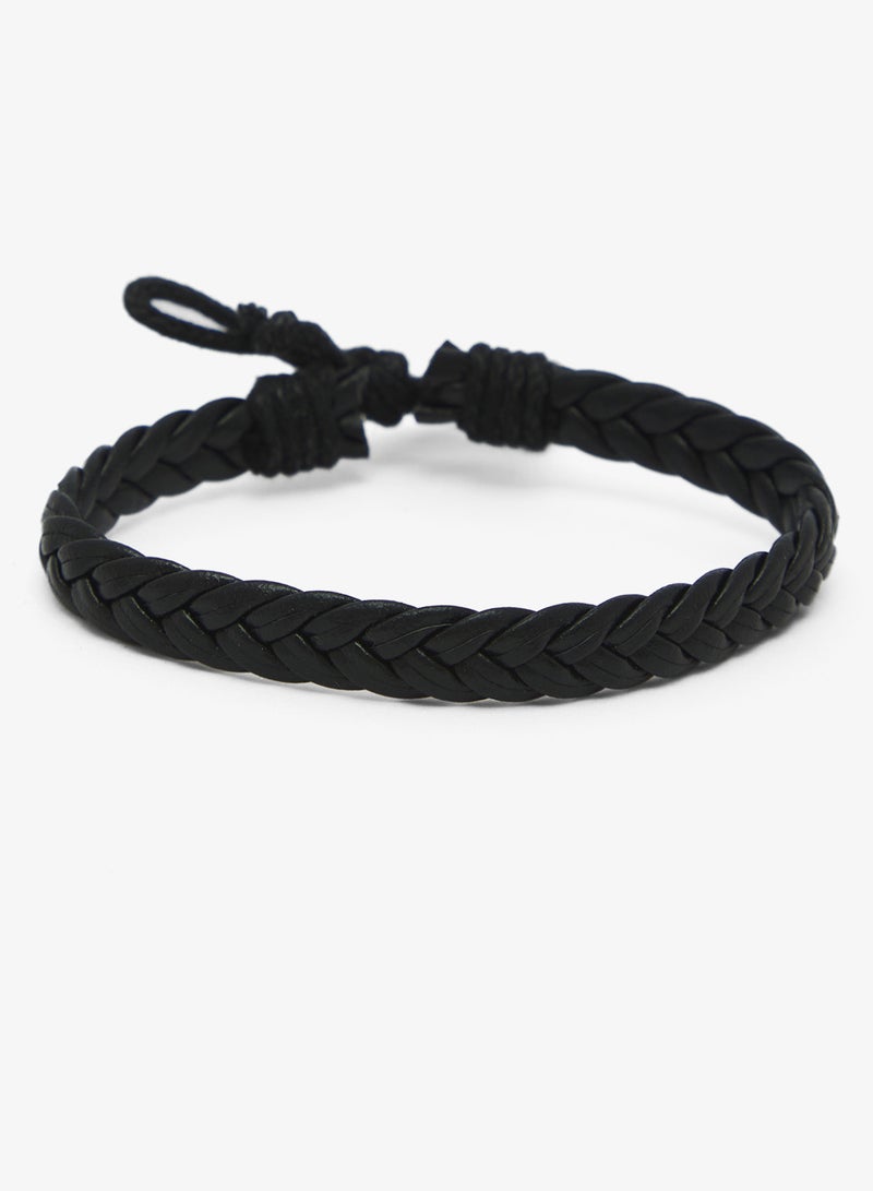 Seventy Five Multi-Layer Braided Leather Bracelet - Image 3
