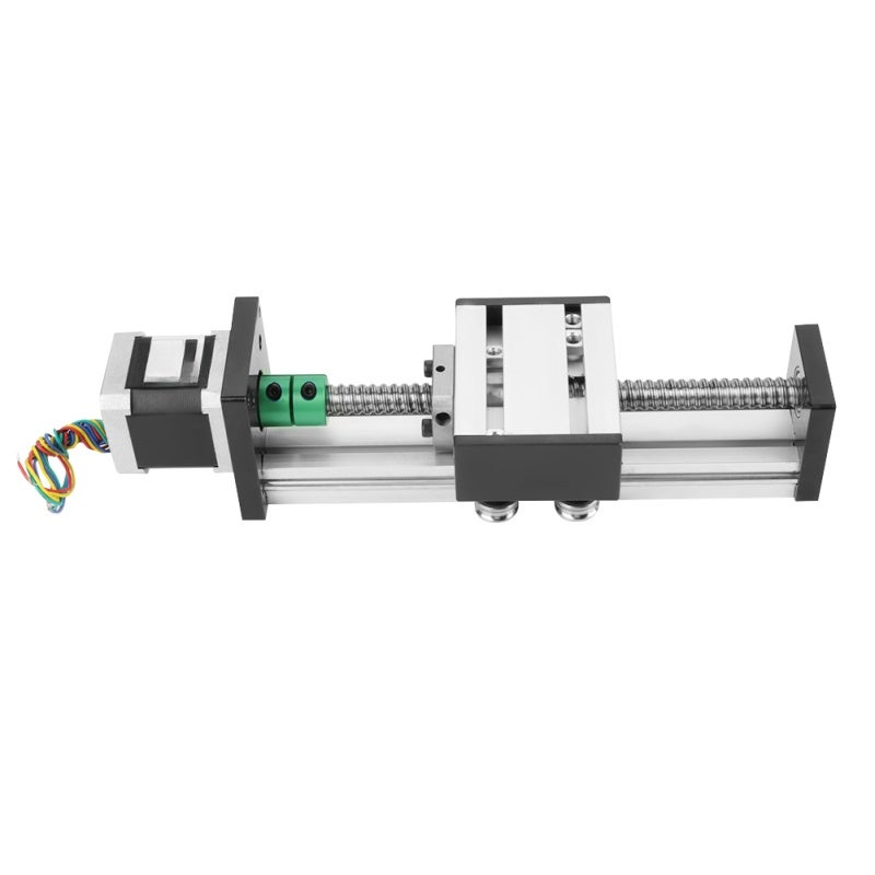 1204 Ball Screw Linear Slide Stroke Long Stage Actuator with Stepper Motor 100mm Stroke - Image 1