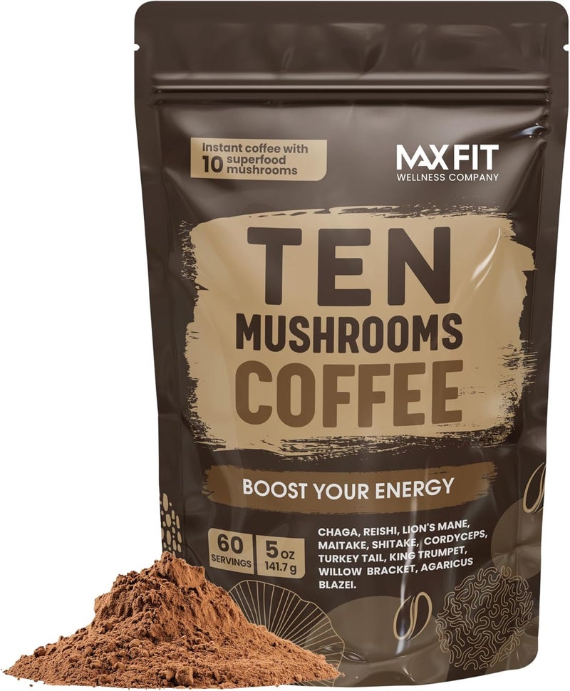 MAX FIT مزيج قهوة ماكس فيت عشرة فطر - Image 1