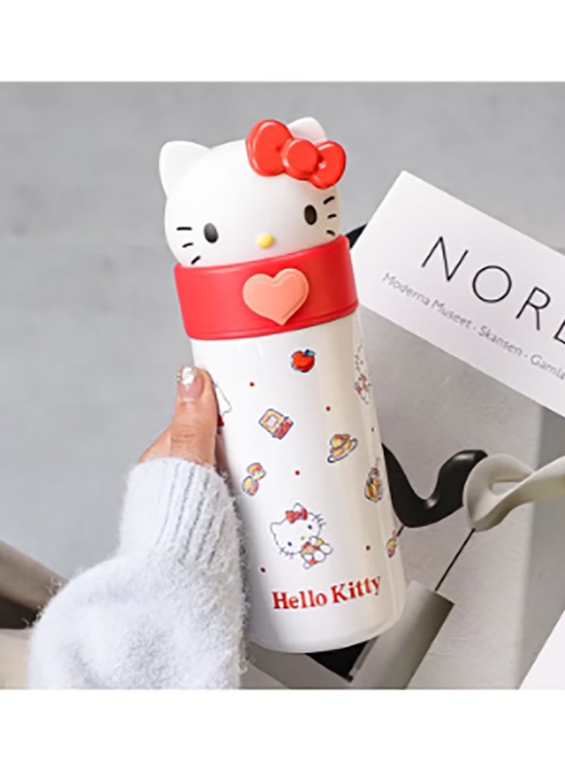 Hello Kitty كوب ماء ستانلس ستيل هالو كيتي 316 بدرجة غذائية كوب معزول 350 مل - Image 1
