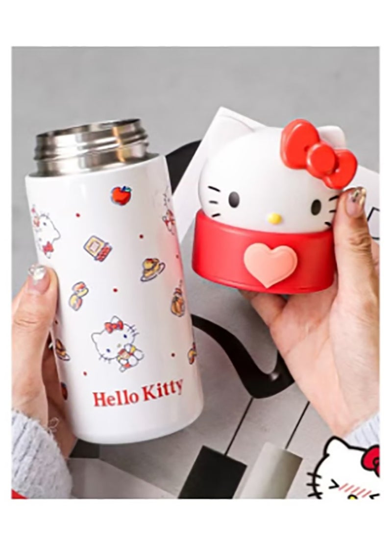 Hello Kitty كوب ماء ستانلس ستيل هالو كيتي 316 بدرجة غذائية كوب معزول 350 مل - Image 2