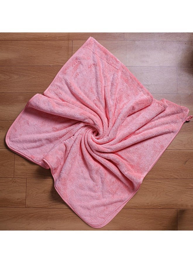 Fezora® Microfiber Bath Towels | (70x140) Extra Soft Plush & Quick Dry High Absorbency with Large Size Towels for Bathing (Pack of 2, Orange & Purple) - Image 2