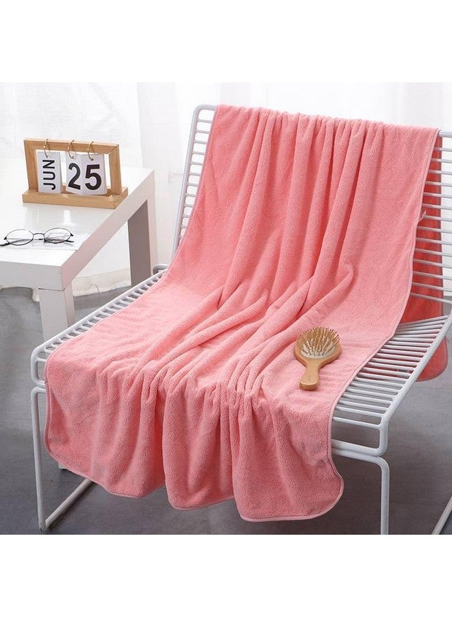 Fezora® Microfiber Bath Towels | (70x140) Extra Soft Plush & Quick Dry High Absorbency with Large Size Towels for Bathing (Pack of 2, Orange & Purple) - Image 4