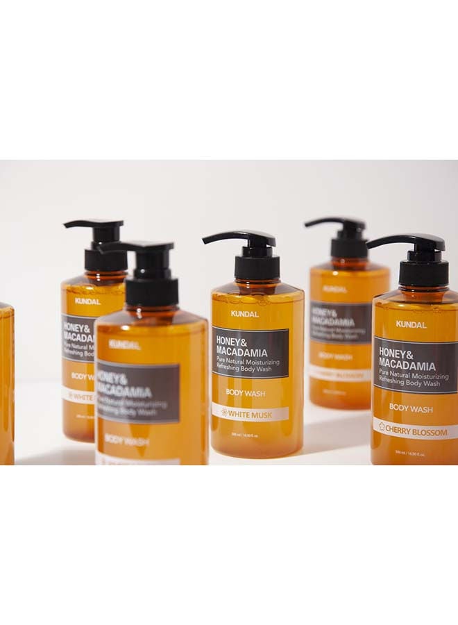 KUNDAL غسول الجسم بالعسل والمكاداميا الطبيعي النقي والمرطب والمسك الأبيض - Image 2