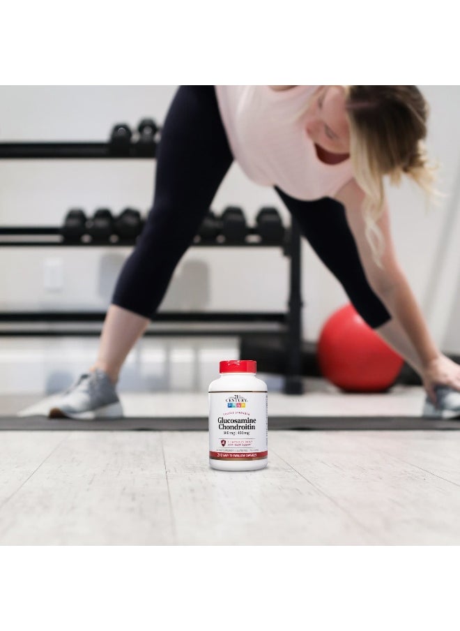 21st CENTURY 21st Century, Glucosamine, Chondroitin, Double Strength, 210 Easy Swallow Capsules  - Image 3