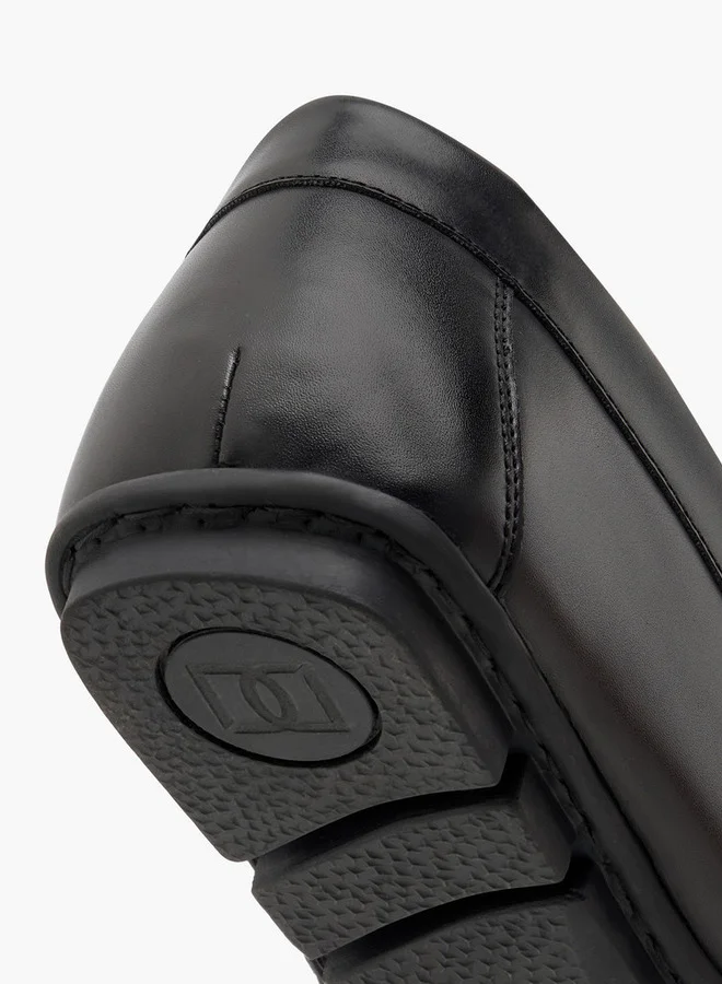 DUCHINI Men's Monogram Embossed Slip-On Moccasins