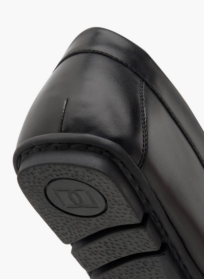 DUCHINI Men's Monogram Embossed Slip-On Moccasins  - Image 5