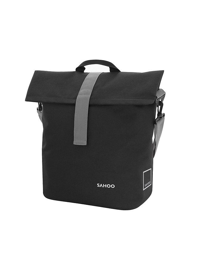 Sahoo Bike Rear Seat Bag 14L Large Capacity Bicycle Rear Rack Bag Bike Pannier Crossbody Bag for Cycling Traveling Commuting  - Image 5