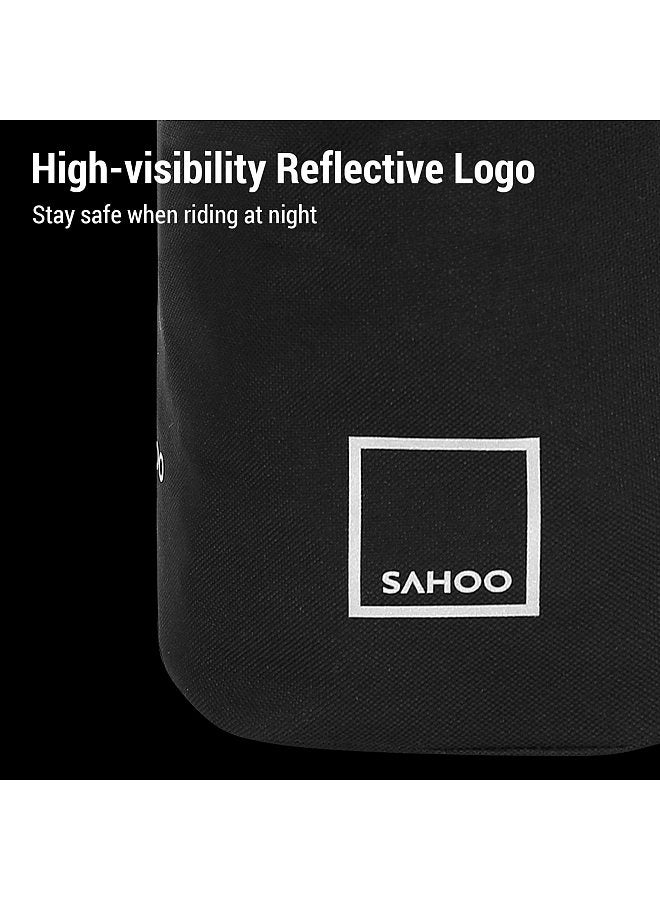 Sahoo Bike Rear Seat Bag 14L Large Capacity Bicycle Rear Rack Bag Bike Pannier Crossbody Bag for Cycling Traveling Commuting  - Image 2