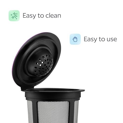 GoodCups 4 Black Reusable K Cups for Keurig Coffee Makers - BPA Free Refillable Kcups Coffee Filters for 1.0 and 2.0 Keurig Brewers - Image 3