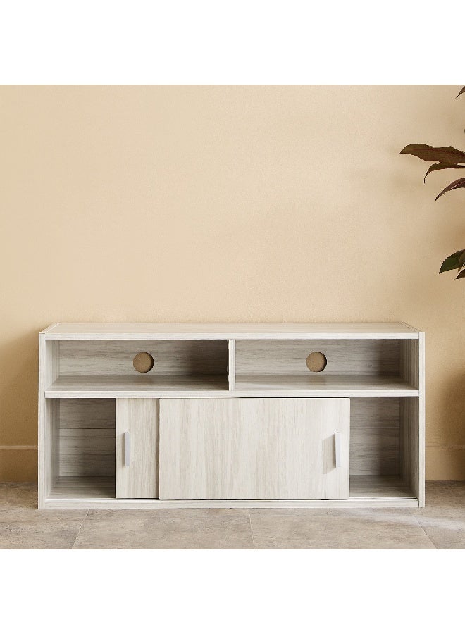 Home Box Low TV Unit with Sliding Doors for TVs up to 50 Inches - Image 4