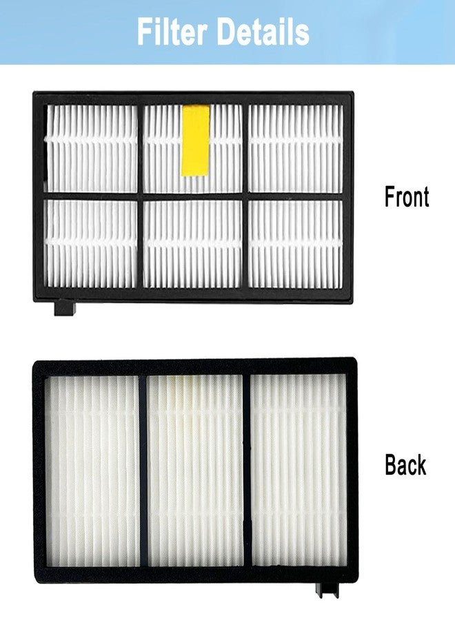 Pivxsnkew 14 Pack Roomba 800 900 Series Replacement Parts for irobot Roomba 805 960 860 861 866 870 880 890 900 960 980 981 985 Robot Vacuum, 2 Debris Extractor 6 Filters 6 Side Brushes & 6Screws - Image 4