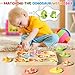 Zeoddler Wooden Puzzles for Toddlers 8 Pcs Animal Matching Egg Puzzle Montessori Toys for Boy Girl Easter Birthday Gifts Preschool Learning Activities Educational Toys for Boys Girls - Image 4