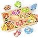 Zeoddler Wooden Puzzles for Toddlers 8 Pcs Animal Matching Egg Puzzle Montessori Toys for Boy Girl Easter Birthday Gifts Preschool Learning Activities Educational Toys for Boys Girls - Image 2