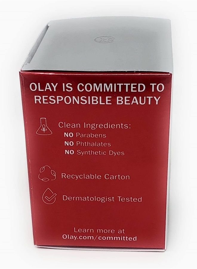 Olay Regenerist Shea Butter + Peptide 24 Rich Cream Face Moisturizer, Fragrance Free, 1.7 oz (48g) - Image 3