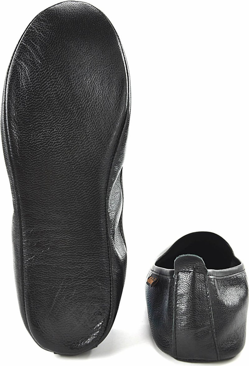 İhvan Ihvan Leather Hajj Umrah Tawaf and Home Shoes Black  - Image 4