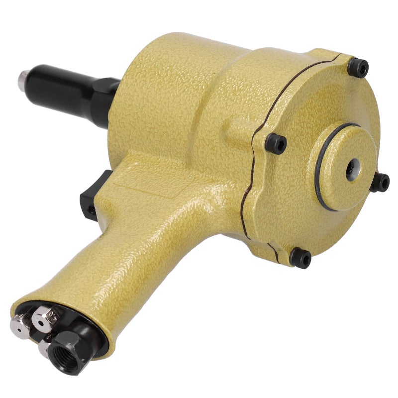 Pneumatic Riveter: Alloy Steel Double Hammer Strike Structure - Stepless Speed Regulation Self-locking Chuck Rivet Tool for Professional Industrial And Workshop Use - Image 2