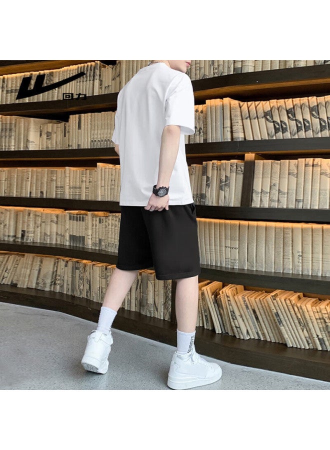 Warrior Men's Summer Short Sleeve T-shirt And Quick-drying Shorts Sports Suit - Image 1